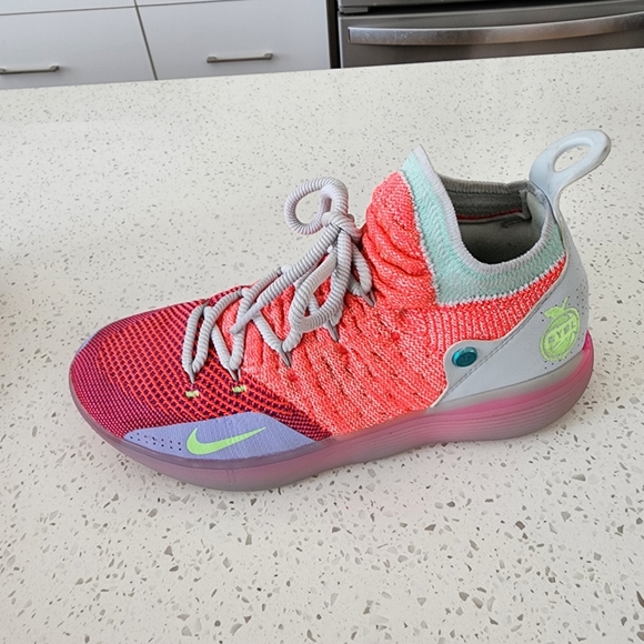 Nike Kevin Durant ZOom KD 11 Eybl Peach Jam 2018 Size 8.5 Basketball Shoes - Picture 3 of 8